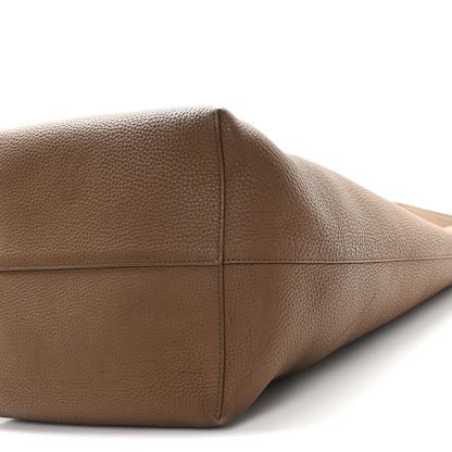 The Row Grained Calfskin Large N/S Park Tote Dark Olive 9 of 11