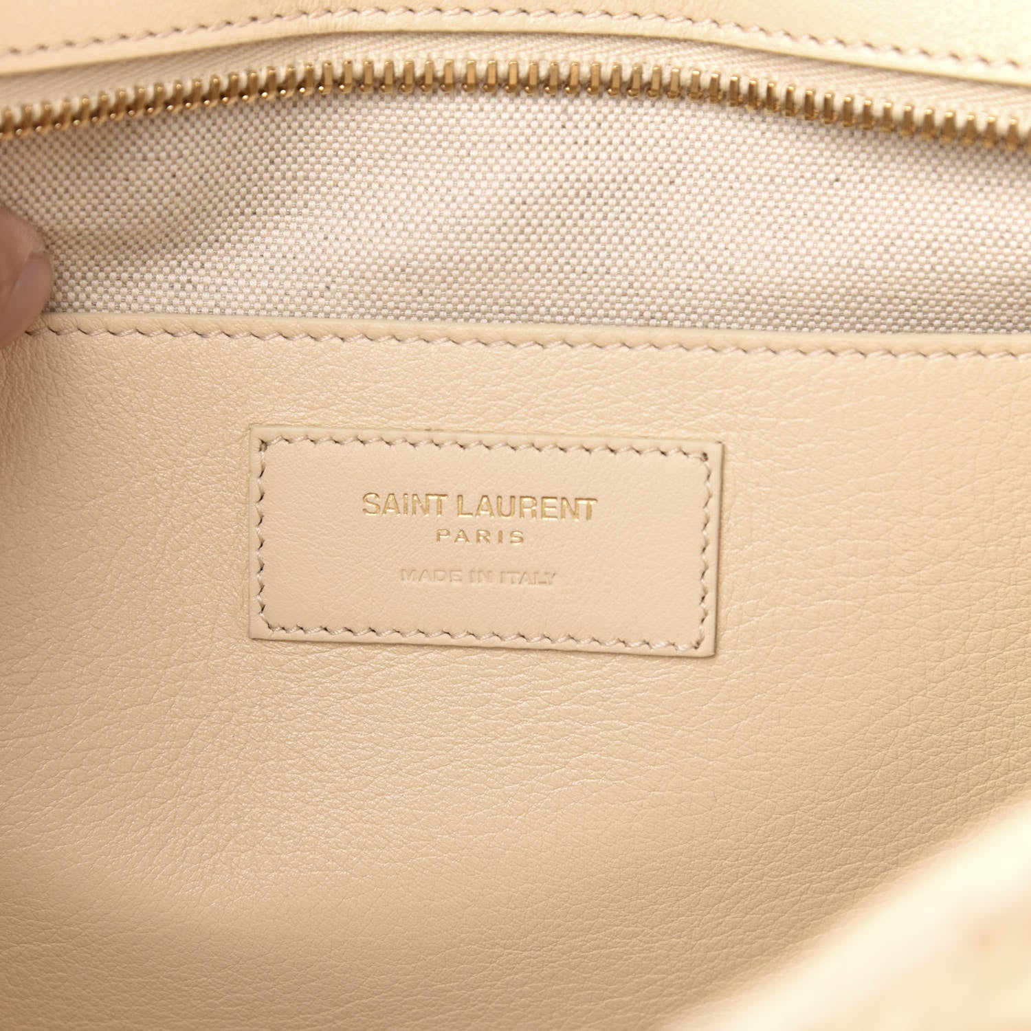 Saint Laurent Raffia Baby Monogram Downtown Cabas Naturale 6 of 11