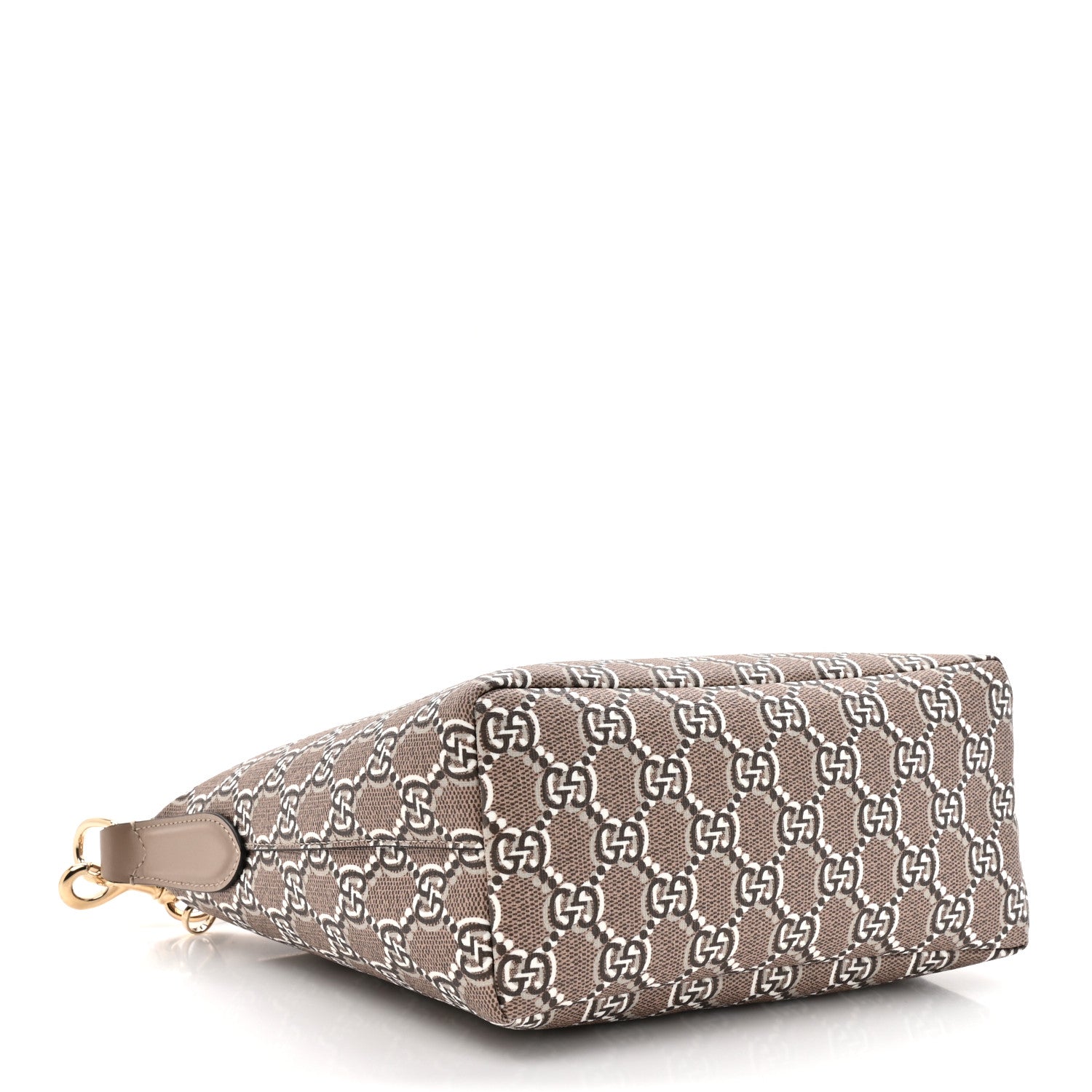 Gucci GG Shadow Monogram Super Mini Ophidia Shoulder Bag Taupe 4 of 10