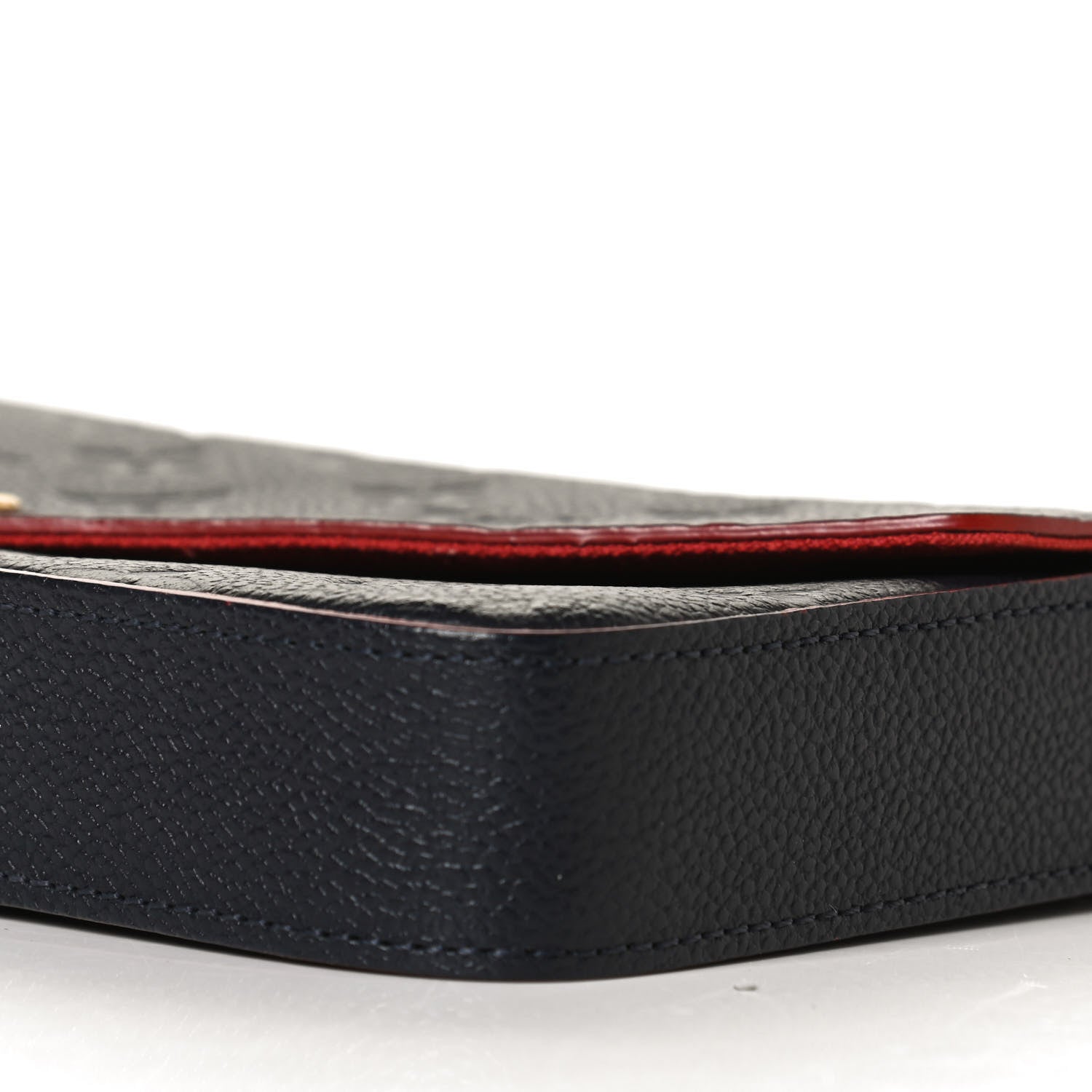 Louis Vuitton Empreinte Pochette Felicie Chain Wallet Marine Rouge 10 of 15