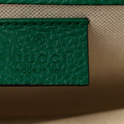 Gucci Pebbled Calfskin Small Dionysus Shoulder Bag Emerald 6 of 10