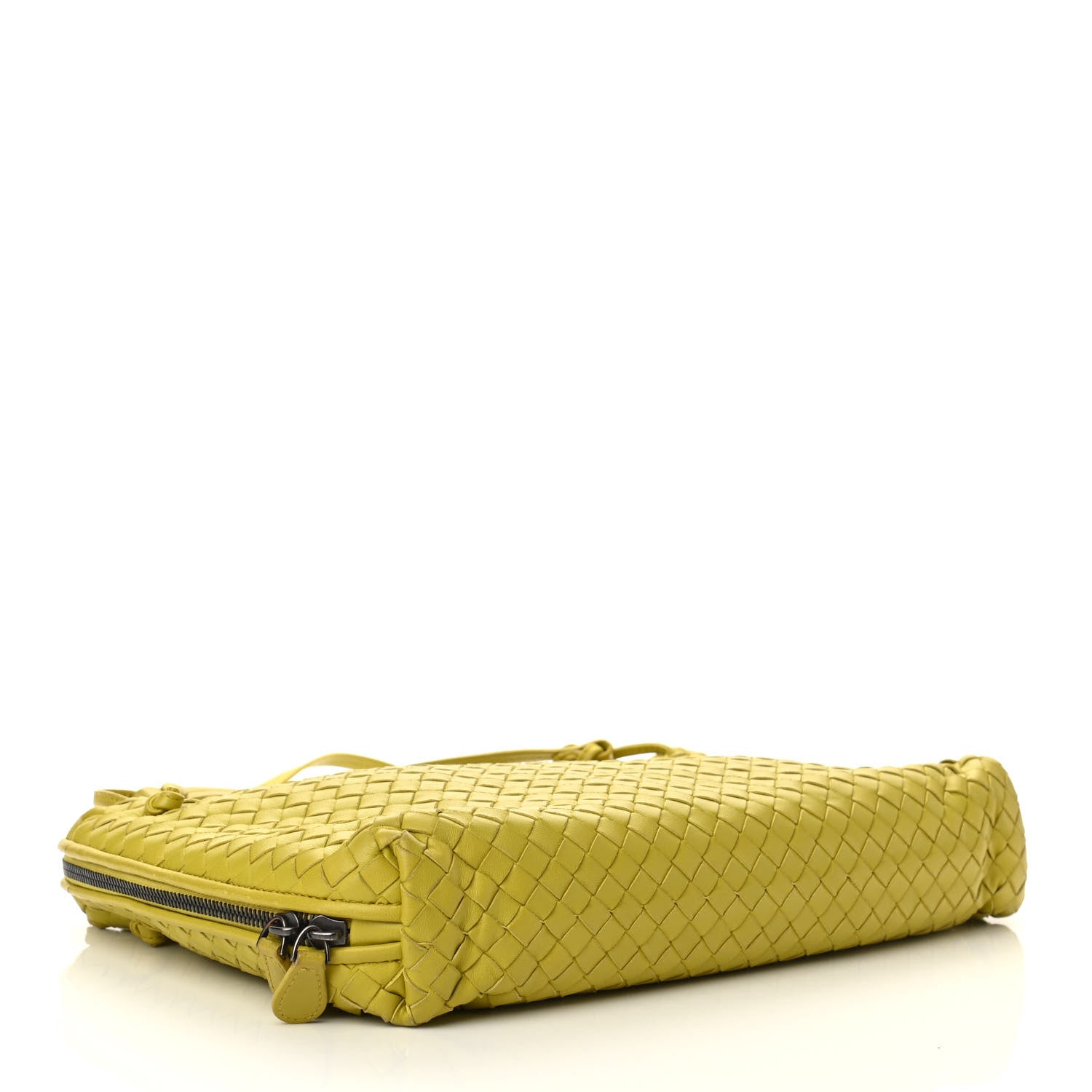 Bottega Veneta Nappa Intrecciato Large Nodini Crossbody Messenger Kiwi 4 of 10