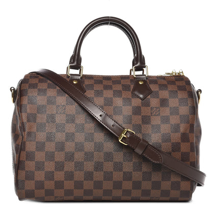 Louis Vuitton Damier Ebene Speedy Bandouliere 30 1 of 12