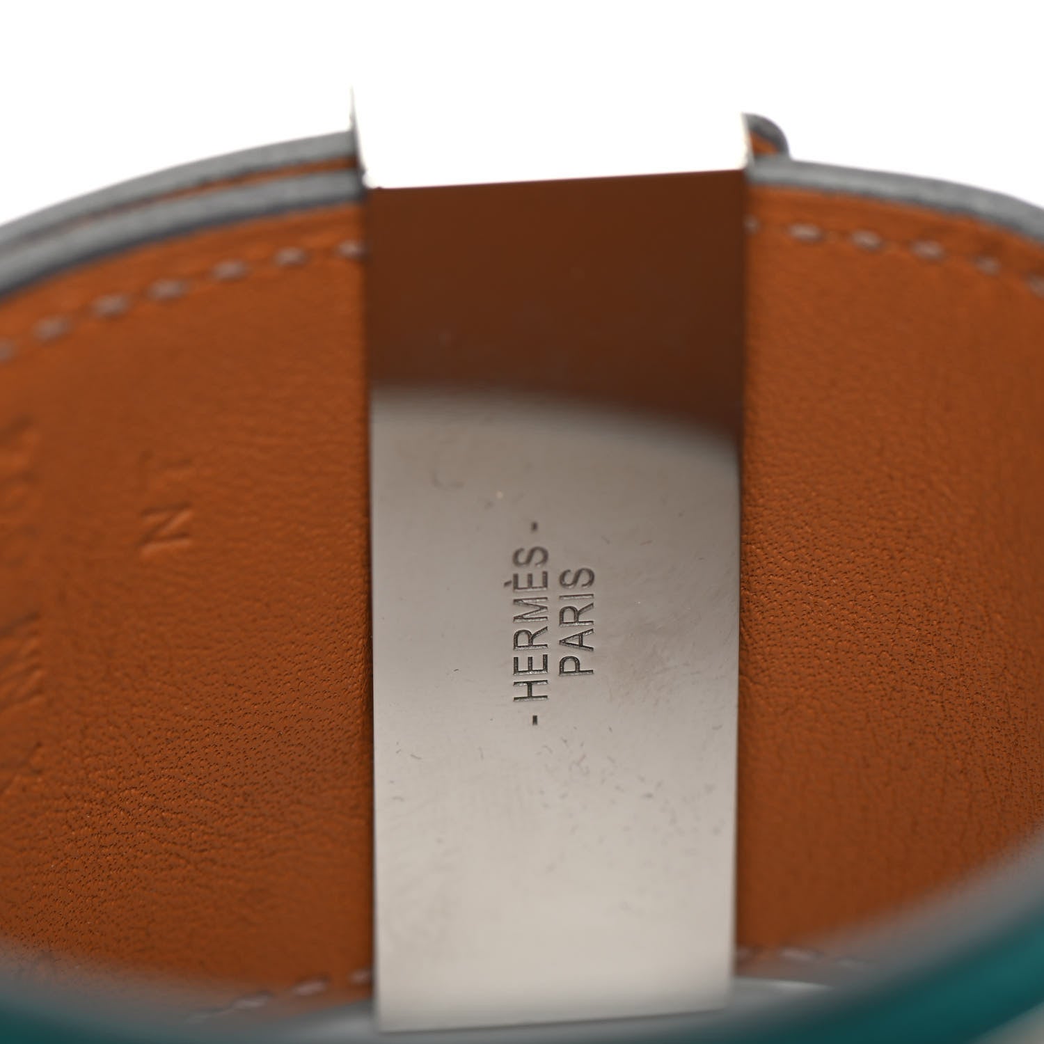 Hermes Epsom Collier de Chien CDC Bracelet S Bleu Paon 6 of 6