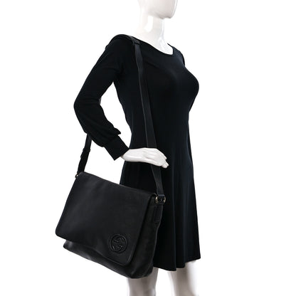 Gucci Pebbled Calfskin Soho Messenger Bag Black 2 of 10