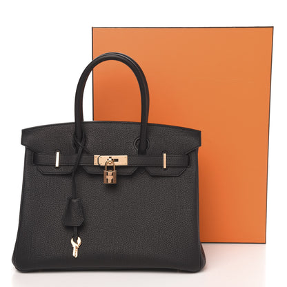 Hermes Togo Birkin 30 Black 10 of 10