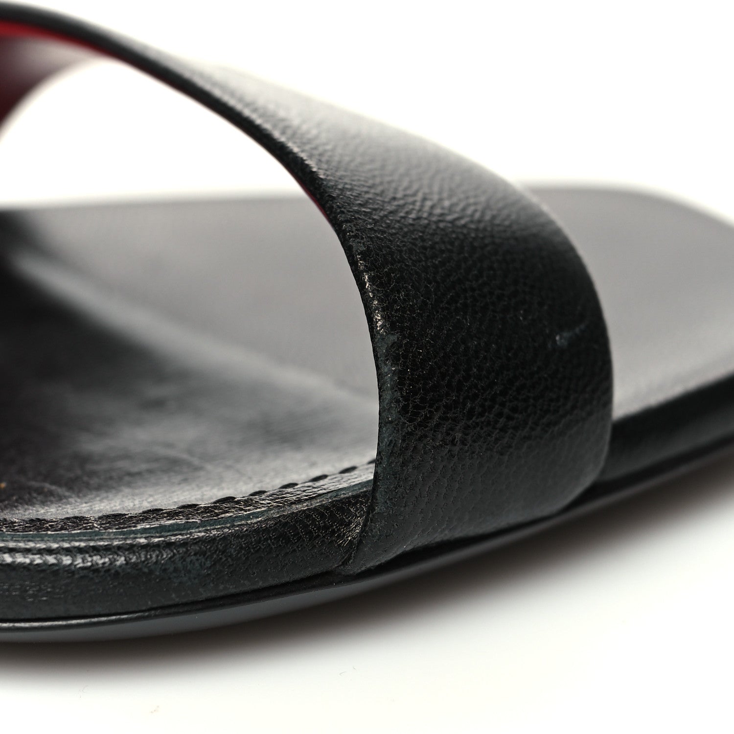 Saint Laurent Calfskin Tripon Amber 85 Ankle Strap Sandals 35.5 Black 12 of 13