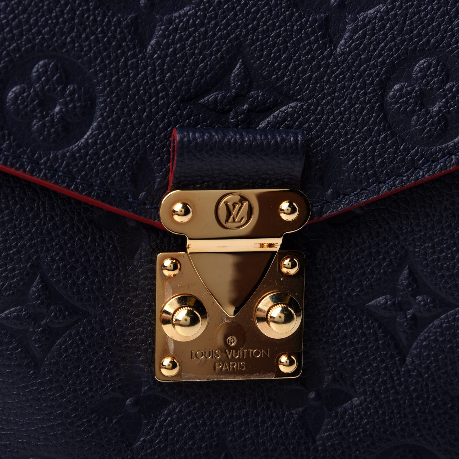 Louis Vuitton Empreinte Pochette Metis Marine Rouge 4 of 4
