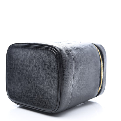 Chanel Caviar Cosmetic Vanity Bag Black 9 of 10