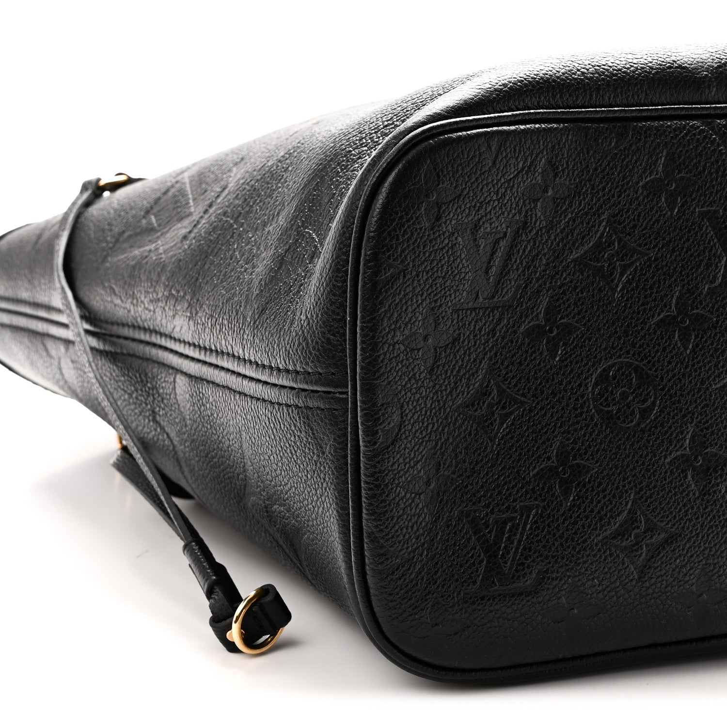 Louis Vuitton Empreinte Monogram Giant Neverfull MM Black 9 of 10