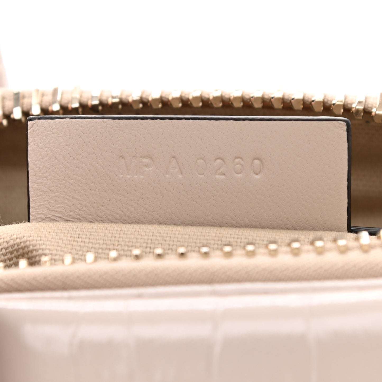 Calfskin Crocodile Embossed Mini Antigona Dune