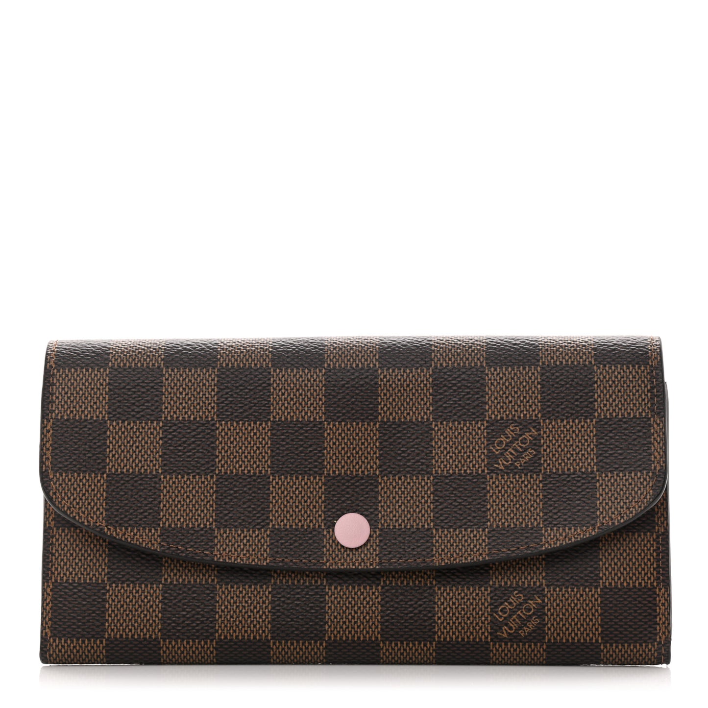 Damier Ebene Emilie Wallet Rose Ballerine