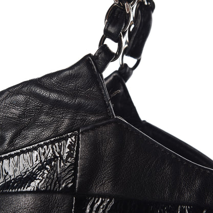Chanel Patent Patchwork Large Brooklyn Tote Black 10 of 15
