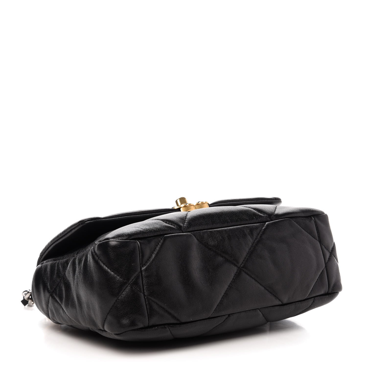 Chanel Lambskin Quilted Medium 19 Flap Black 4 of 11