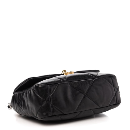 Chanel Lambskin Quilted Medium 19 Flap Black 4 of 11