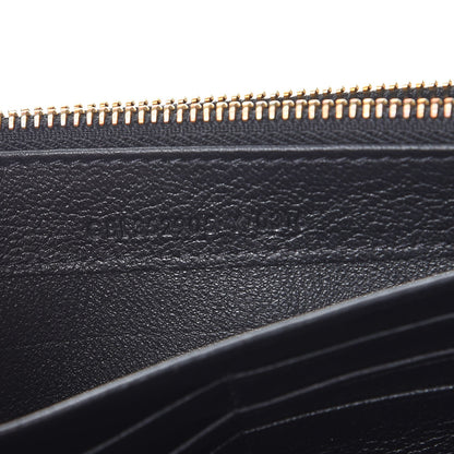 Saint Laurent Goatskin Monogram Classic Flap Wallet Black 7 of 8
