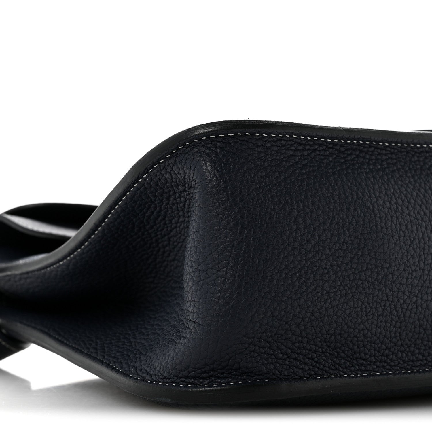Hermes Taurillon Clemence Halzan 31 GM Bleu Nuit 9 of 12