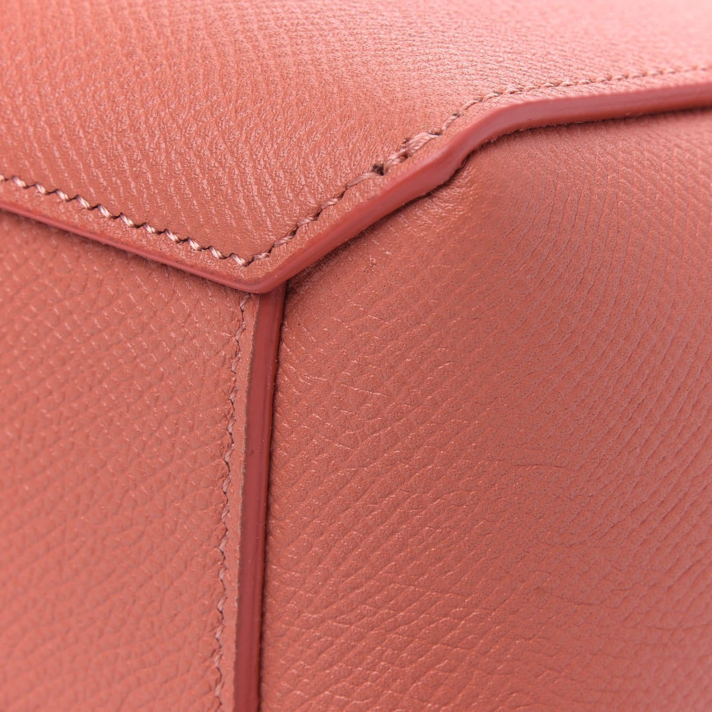 Grained Calfskin Pico Belt Bag Lychee