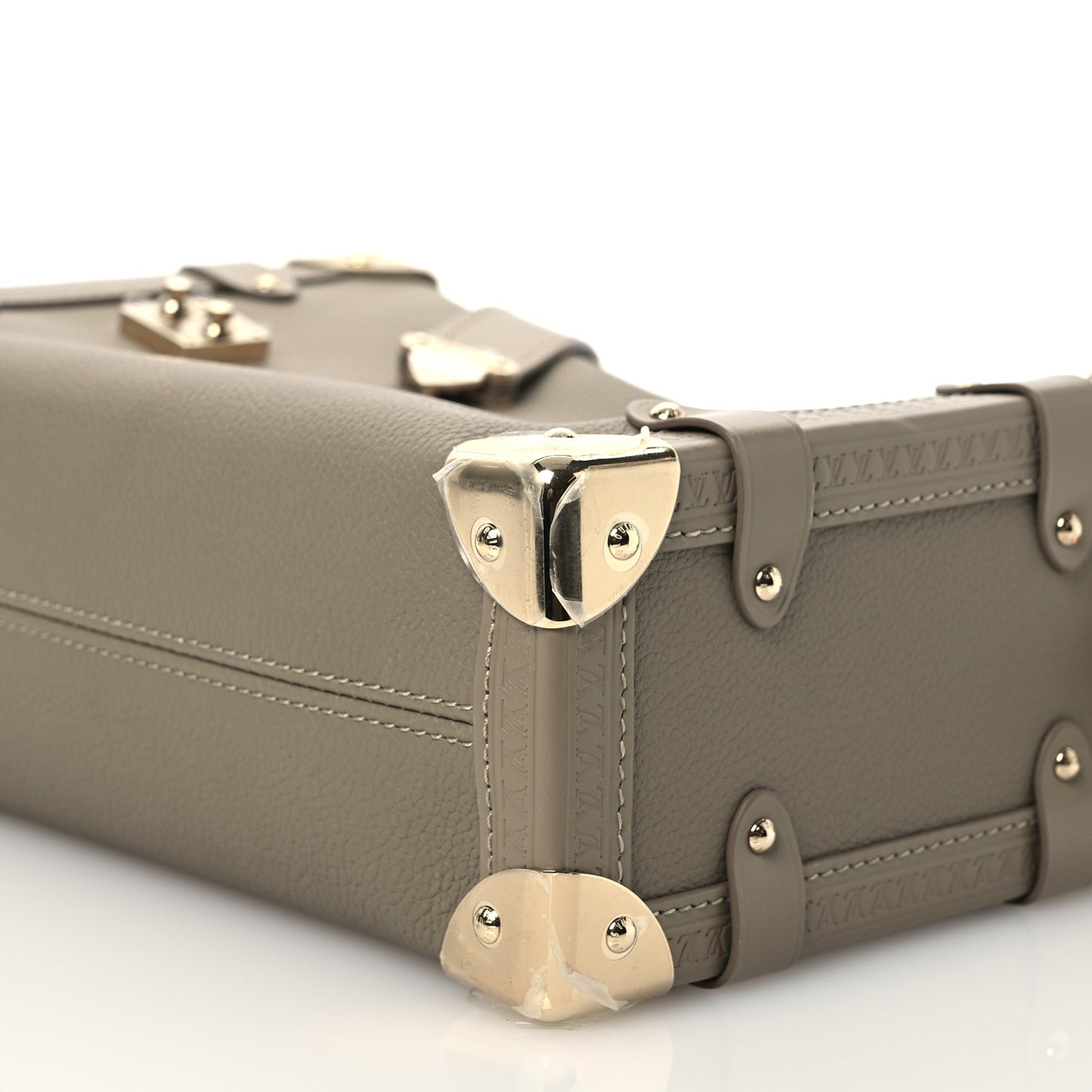 Calfskin Side Trunk MM Taupe
