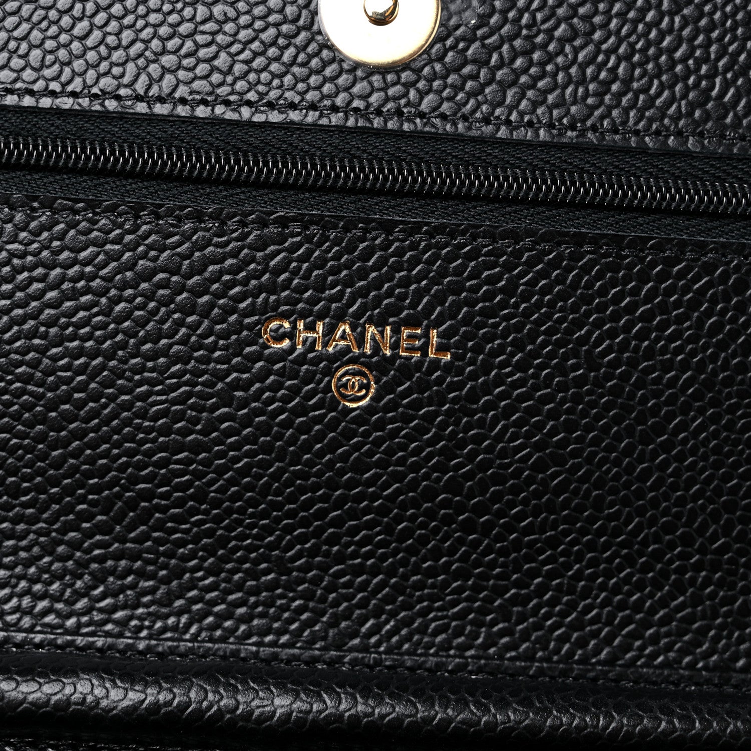 Chanel Caviar Quilted Wallet On Chain WOC Black 6 of 11