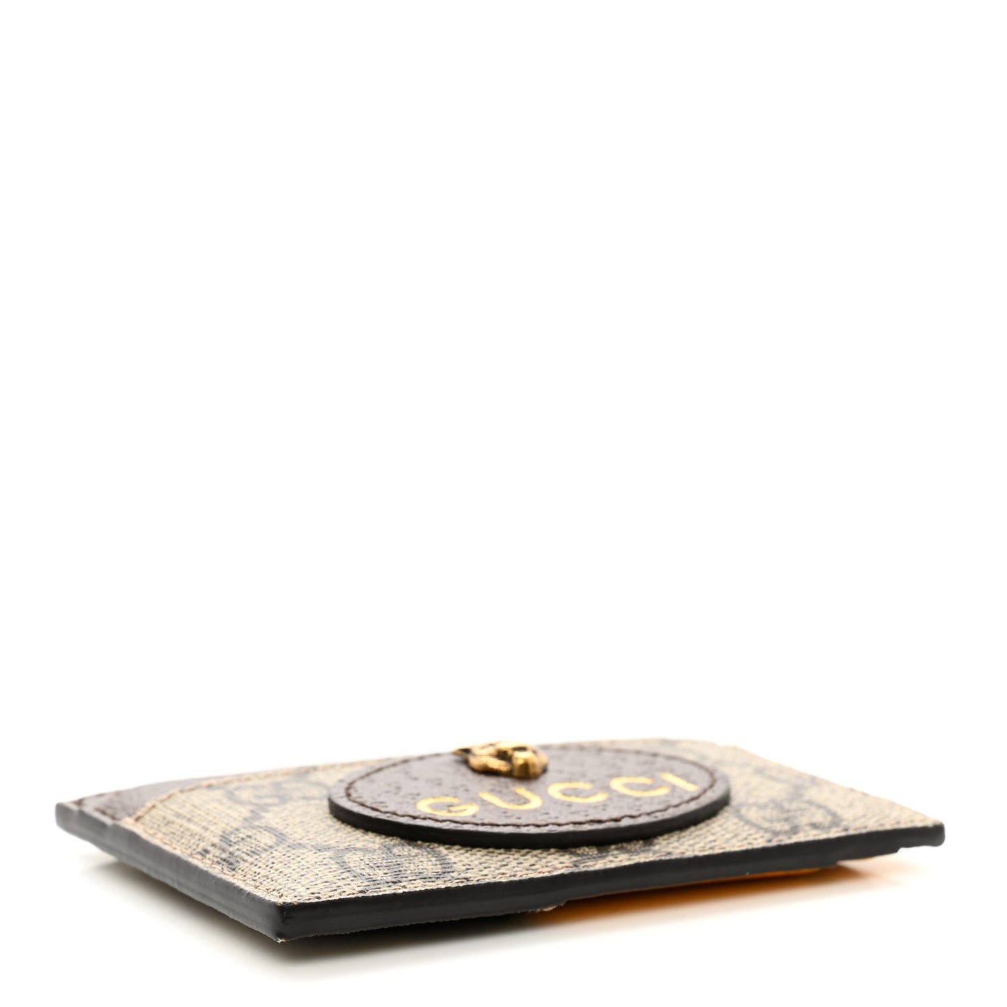 GG Supreme Monogram Neo Vintage Card Holder Beige Crop New Acero