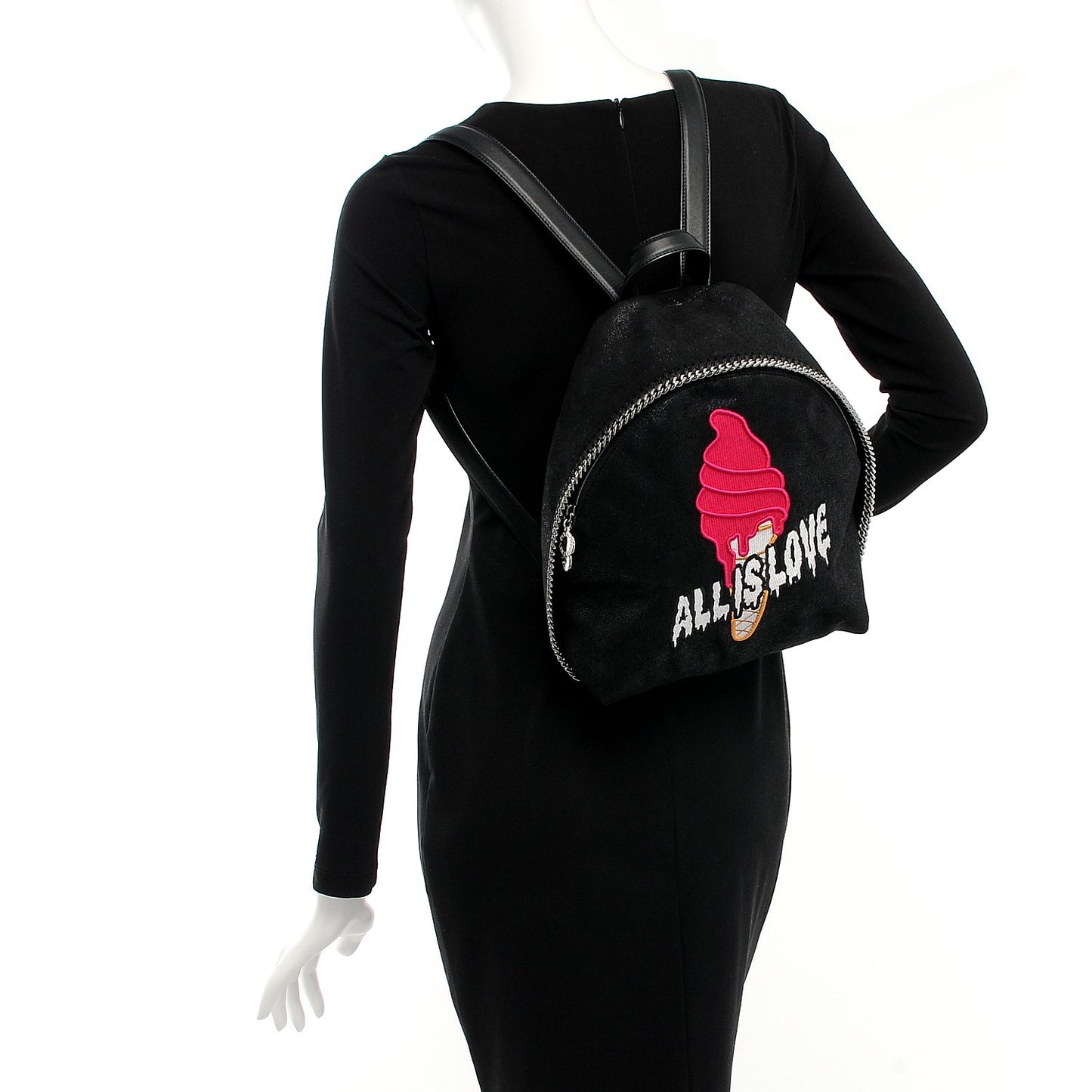 Shaggy Deer Small All Is Love Backpack Black