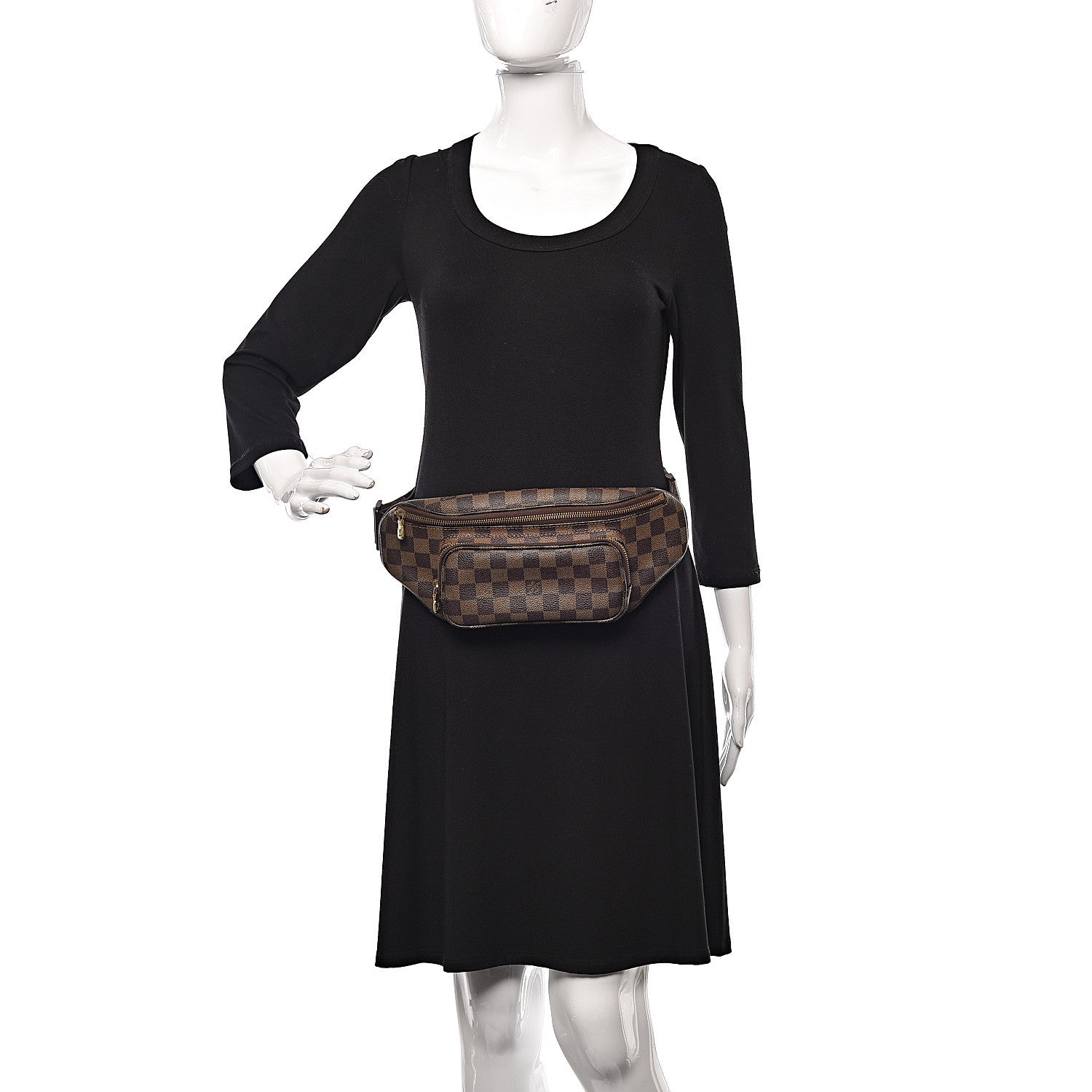 Louis Vuitton Damier Ebene Melville Bum Bag 2 of 9