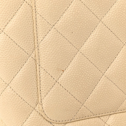 Chanel Caviar Quilted Medallion Tote Light Beige 14 of 18
