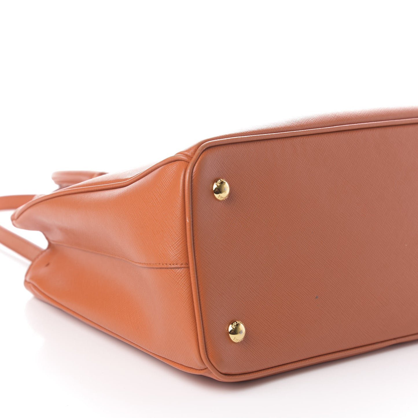 Saffiano Lux Medium Tote Papaya
