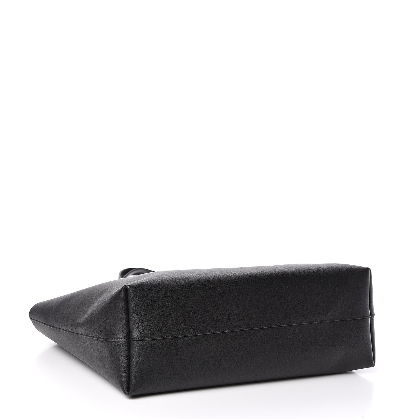 Calfskin Large Shopping Tote Black