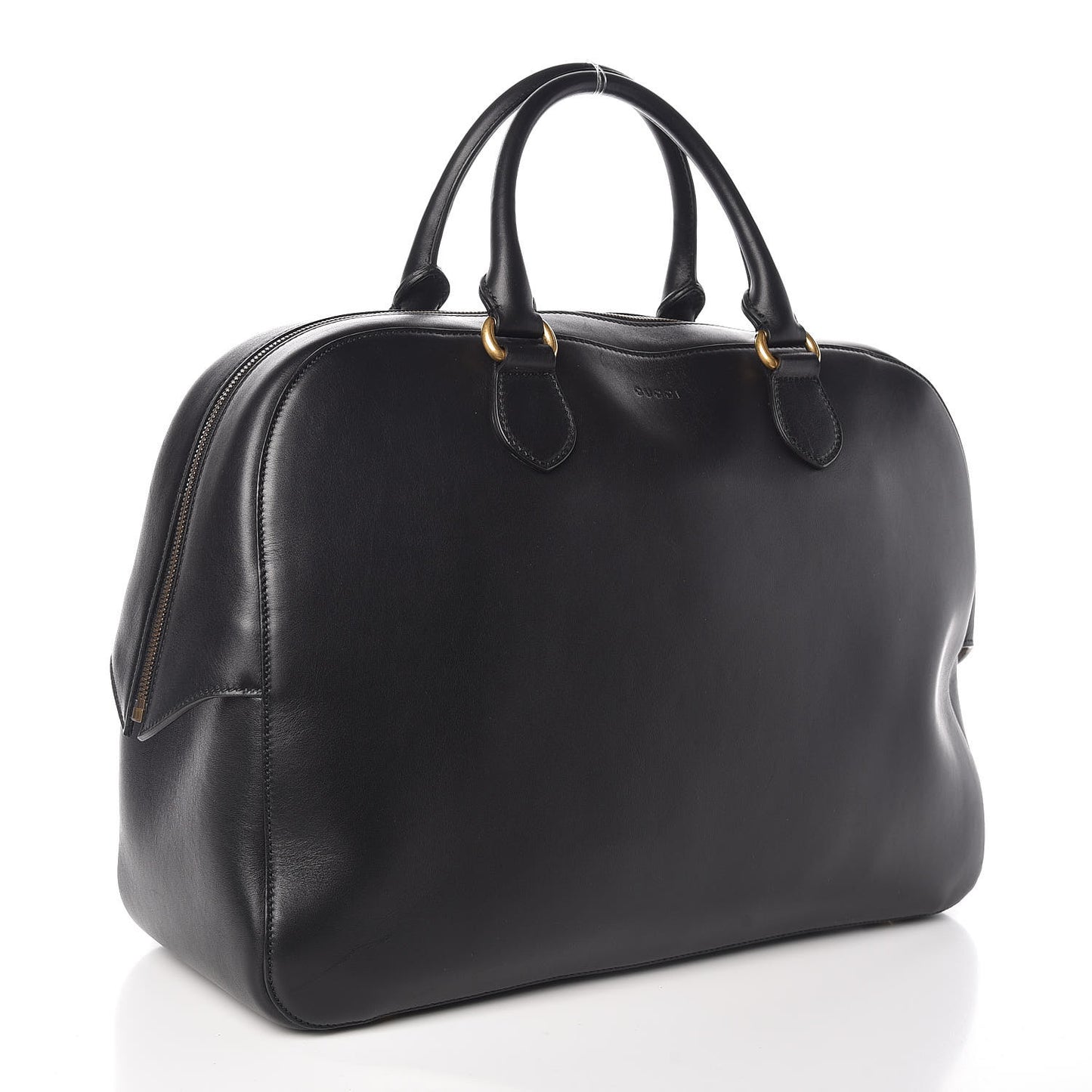 Calfskin Embossed L'Aveugle Par Amour Duffle Black
