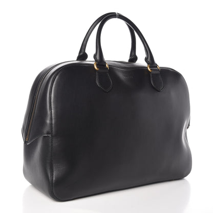 Gucci Calfskin Embossed L'Aveugle Par Amour Duffle Black 3 of 7