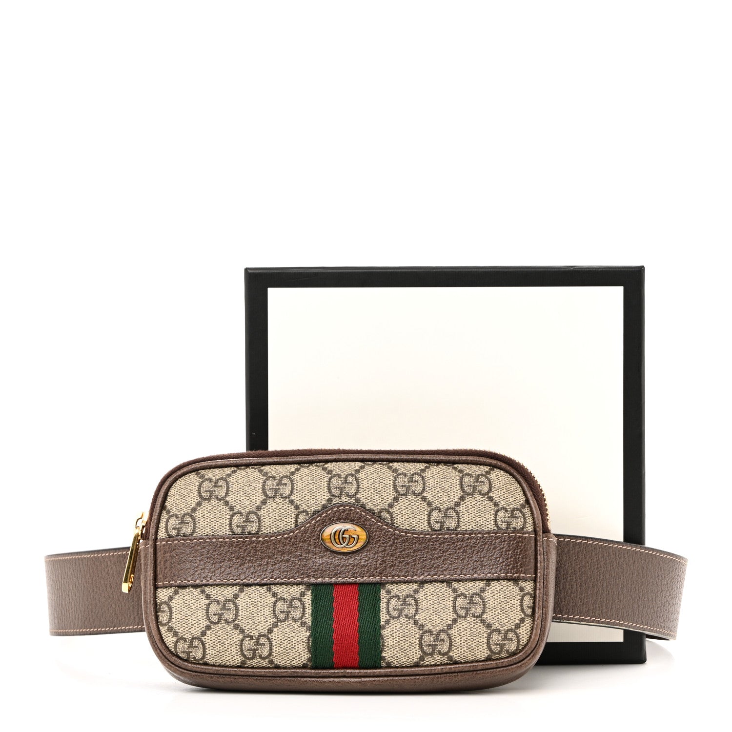 Gucci GG Supreme Monogram Ophidia Belted iPhone Case 85 34 Dark Brown 12 of 12