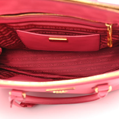 Prada Saffiano Medium Galleria Double Zip Tote Peonia 4 of 15