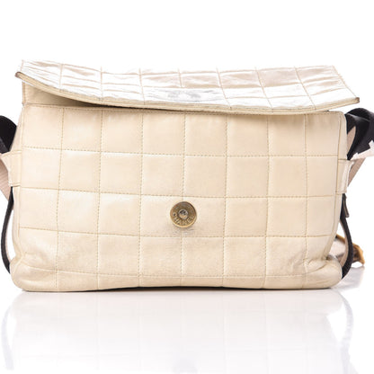 Chanel Lambskin Sport Flap Bag Beige Black 10 of 19