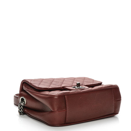Chanel Caviar Quilted Small Rock In Rome Flap Burgundy 4 of 8