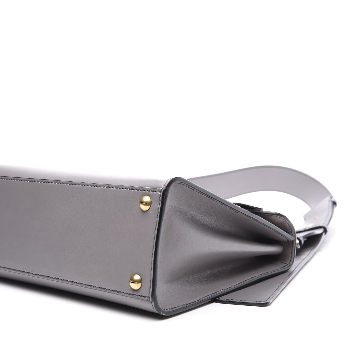 Calfskin Dioraddict Top Handle Iron Grey