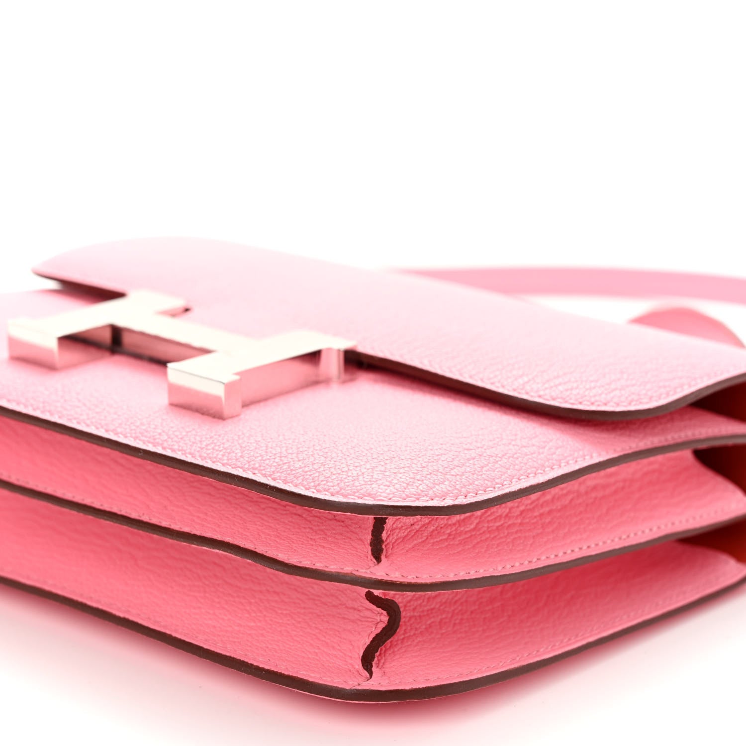 Hermes Chevre Mysore Verso Constance 18 Rose Confetti Sanguine 10 of 11