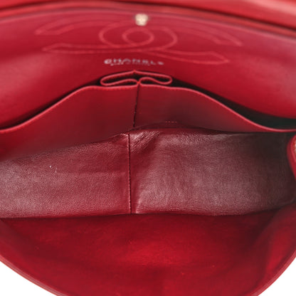 Chanel Patent Quilted Jumbo Double Flap Red 5 of 12