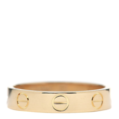 Cartier 18K Yellow Gold 3.5mm LOVE Wedding Band Ring 50 5.25 1 of 4