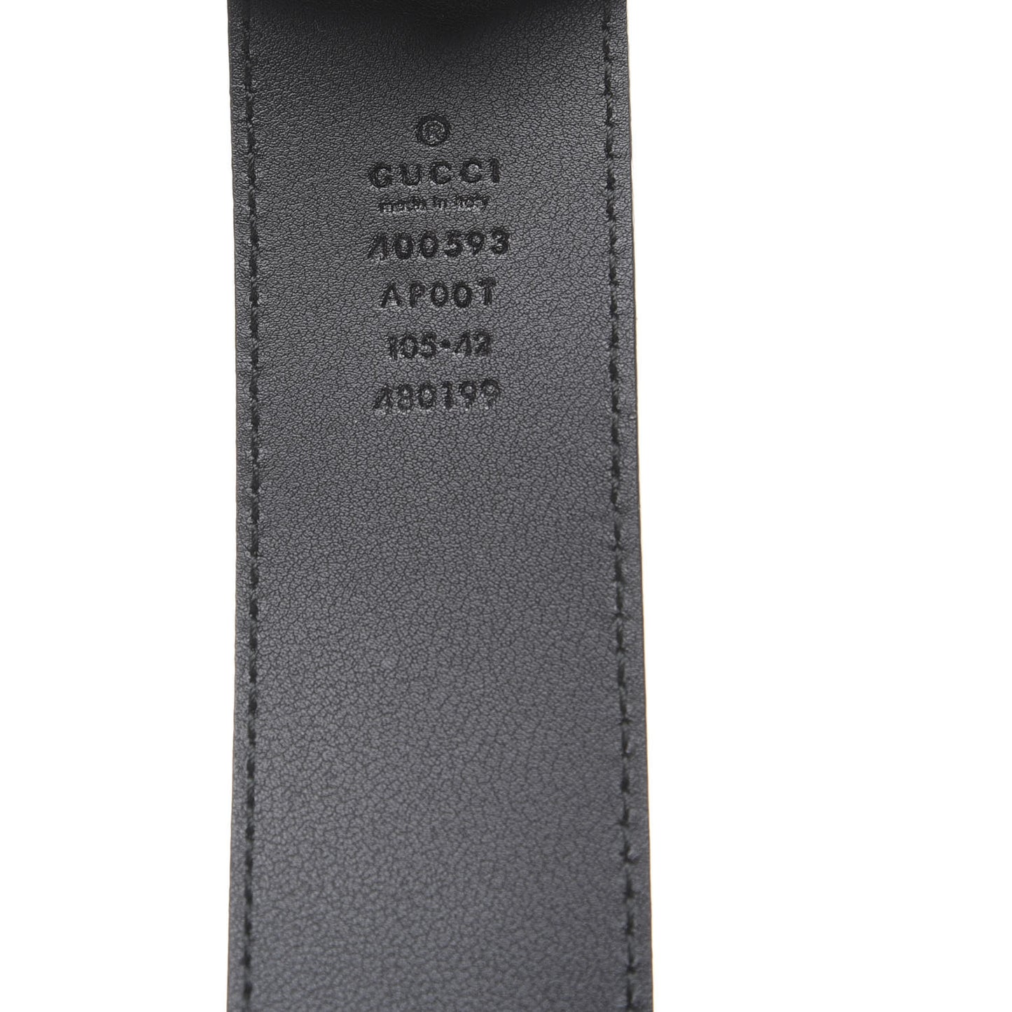 Calfskin Double G 40mm Belt 105 42 Black