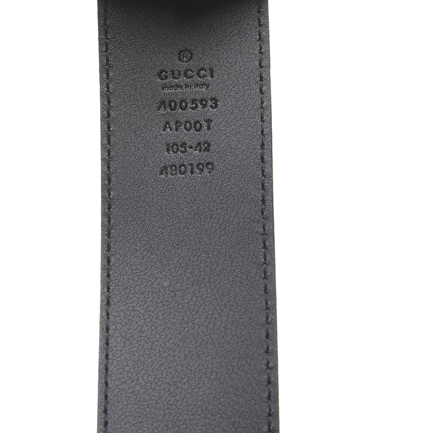 Gucci Calfskin Double G 40mm Belt 105 42 Black 3 of 4