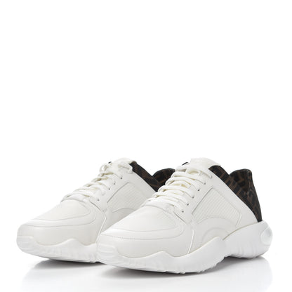 Fendi Vitello Technical Mesh FF Mens Sneakers 12 Ultra White Maya Black 3 of 9