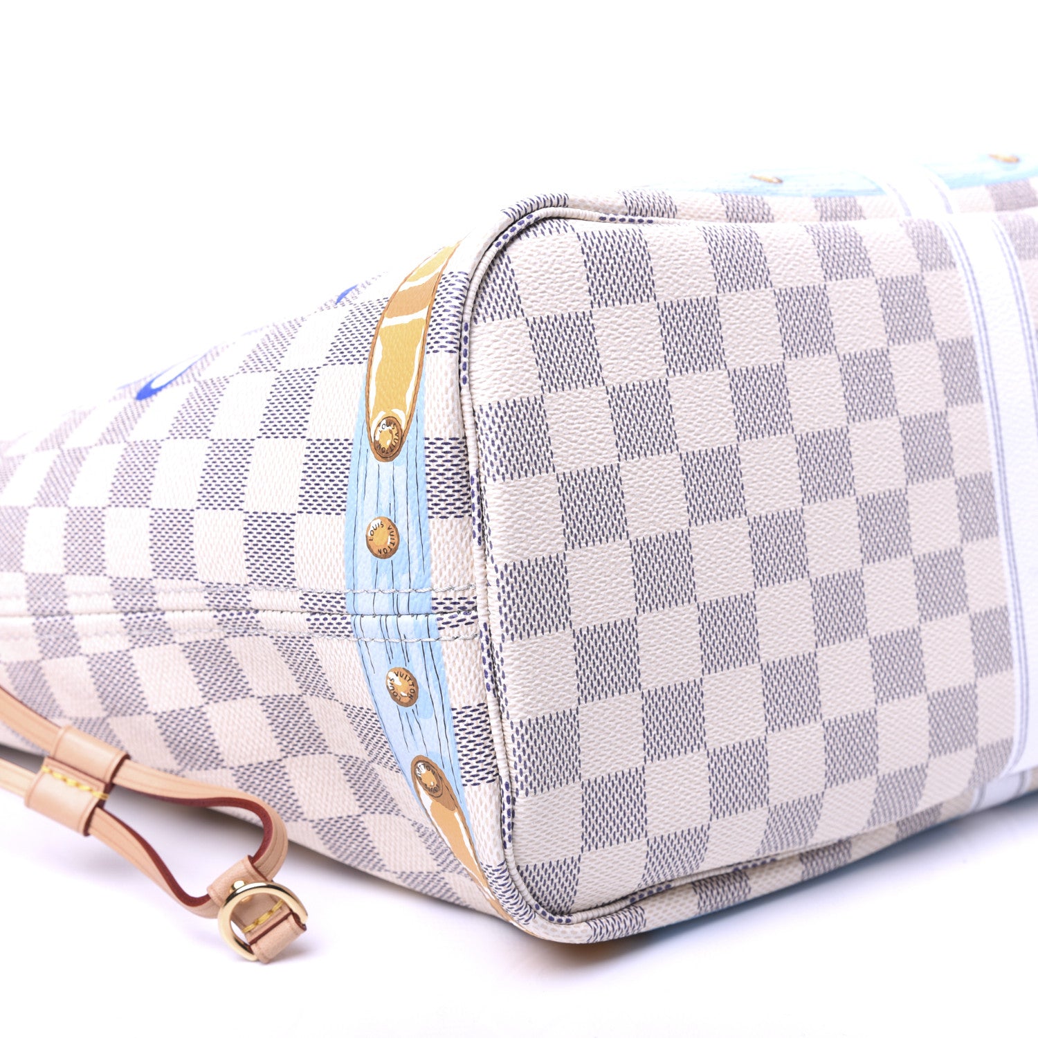 Louis Vuitton Damier Azur Summer Trunks Forte Dei Marmi Neo Neverfull MM 7 of 18