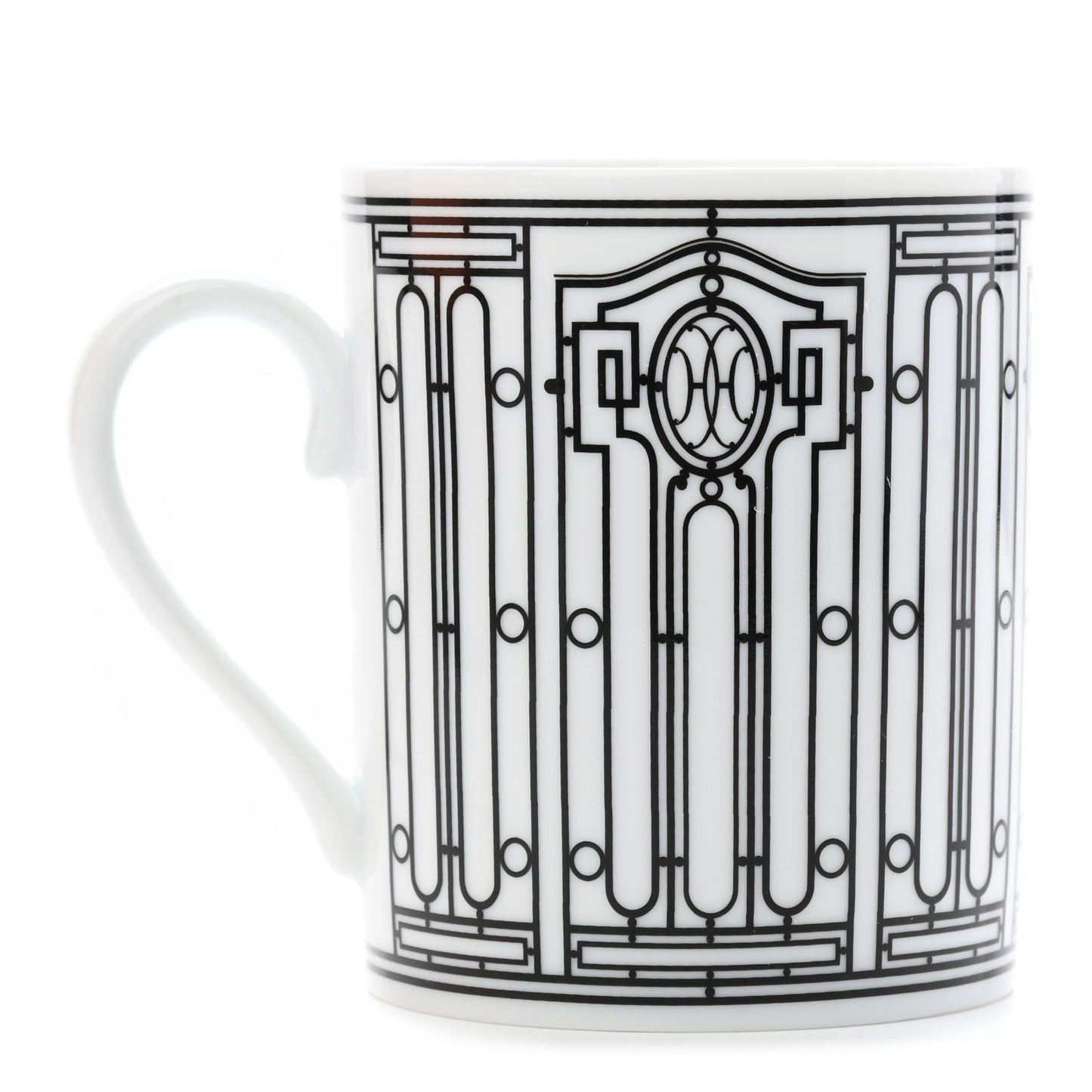 Porcelain H Deco Mug
