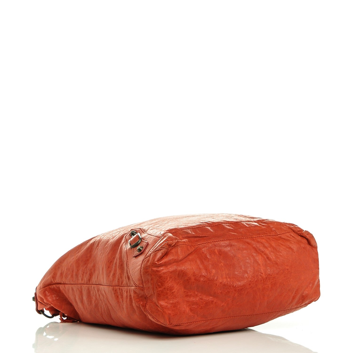 Balenciaga Agneau Classic Hardware Day Hobo Vermillion 4 of 8