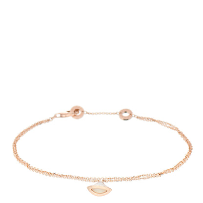 Bulgari 18K Rose Gold Mother of Pearl Divas' Dream Bracelet ML 1 of 4