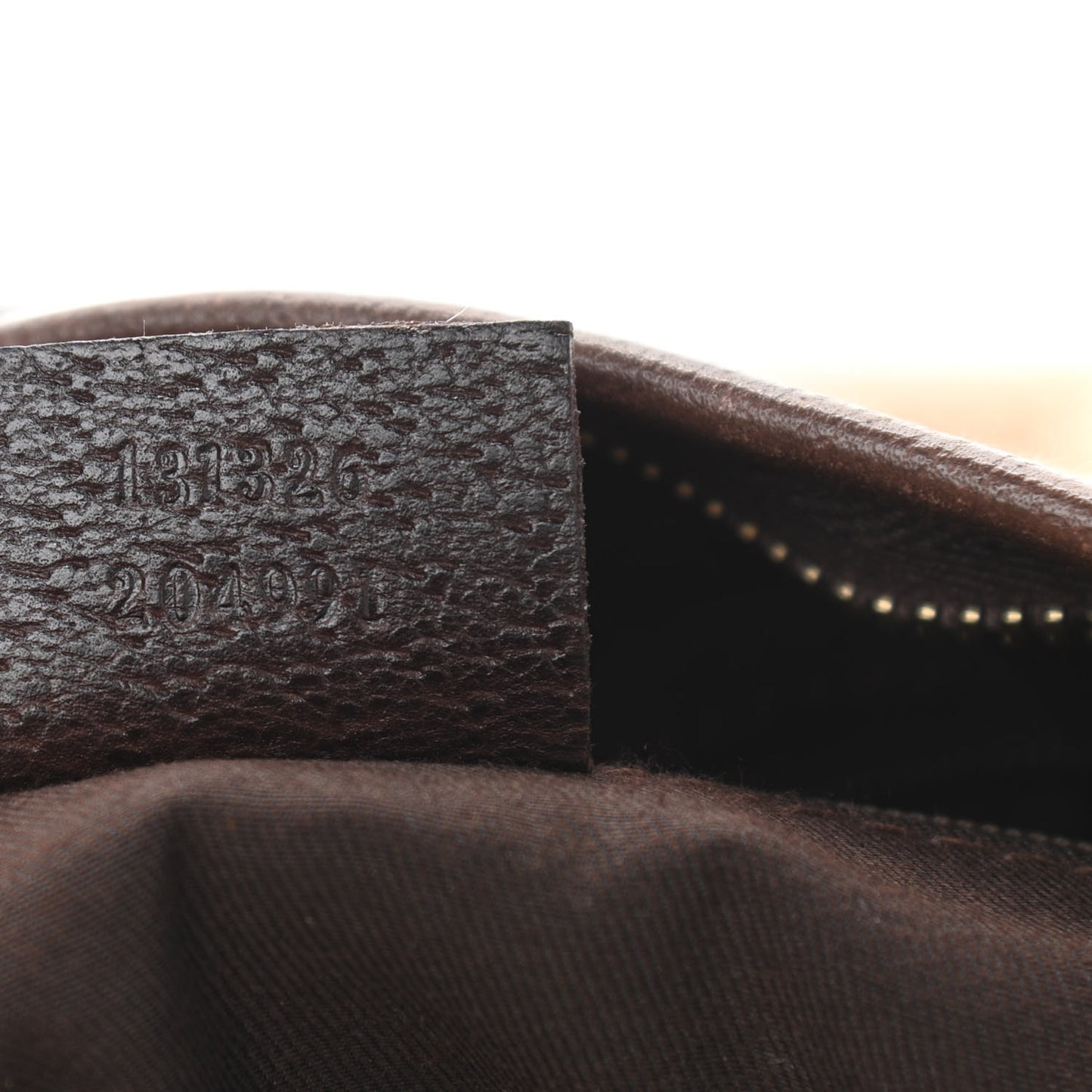 Monogram Abbey Messenger Bag Dark Brown