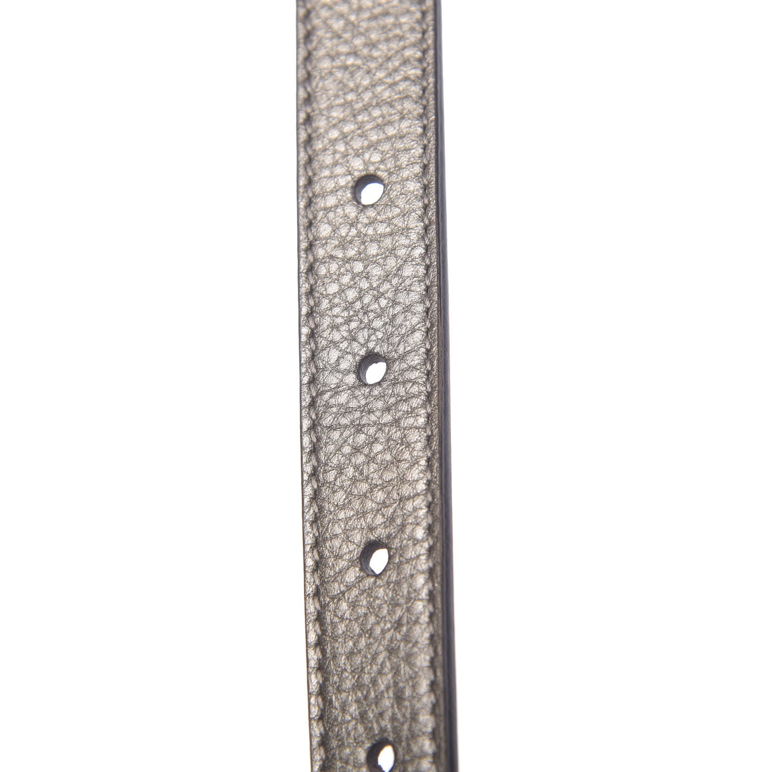 Gucci Metallic Calfskin Crystal Interlocking G Belt 95 38 Sasso 5 of 5