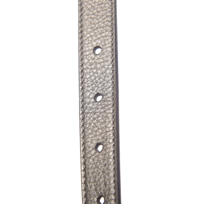 Gucci Metallic Calfskin Crystal Interlocking G Belt 95 38 Sasso 5 of 5
